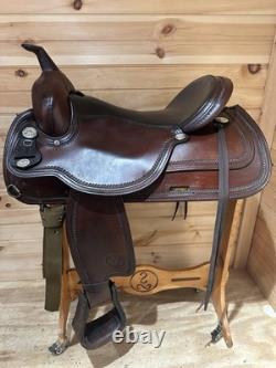 17 Circle Y Topeka Flex-Lite Western Trail Saddle Model 1551