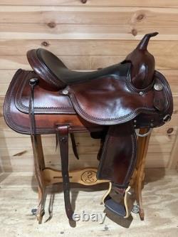 17 Circle Y Topeka Flex-Lite Western Trail Saddle Model 1551