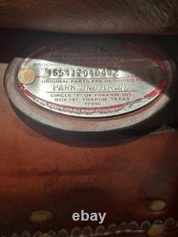 17 Circle Y Topeka Flex-Lite Western Trail Saddle Model 1551