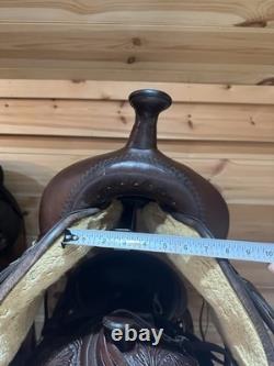 17 Circle Y Topeka Flex-Lite Western Trail Saddle Model 1551