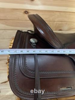 17 Circle Y Topeka Flex-Lite Western Trail Saddle Model 1551