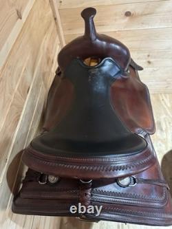 17 Circle Y Topeka Flex-Lite Western Trail Saddle Model 1551