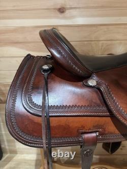 17 Circle Y Topeka Flex-Lite Western Trail Saddle Model 1551