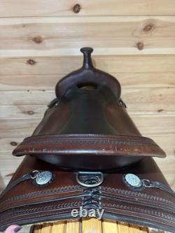 17 Circle Y Topeka Flex-Lite Western Trail Saddle Model 1551