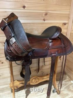 17 Circle Y Topeka Flex-Lite Western Trail Saddle Model 1551