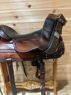 17 Circle Y Topeka Flex-Lite Western Trail Saddle Model 1551