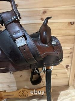 17 Circle Y Topeka Flex-Lite Western Trail Saddle Model 1551