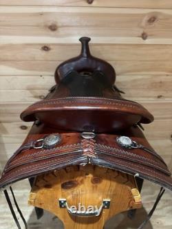 17 Circle Y Topeka Flex-Lite Western Trail Saddle Model 1551