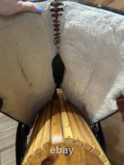 17 Circle Y Topeka Flex-Lite Western Trail Saddle Model 1551