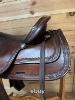 17 Circle Y Topeka Flex-Lite Western Trail Saddle Model 1551