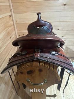 17 Circle Y Topeka Flex-Lite Western Trail Saddle Model 1551