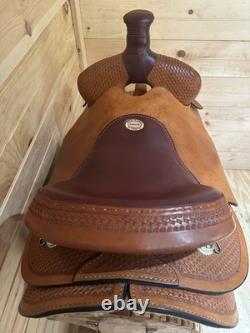 17 Dakota Saddlery Western Roping Saddle Model 553