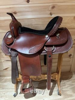 17 Dakota Saddlery Western Trail Saddle Model 350L