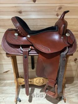 17 Dakota Saddlery Western Trail Saddle Model 350L