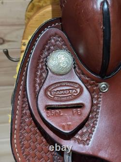 17 Dakota Saddlery Western Trail Saddle Model 350L