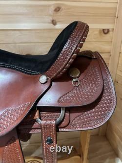 17 Dakota Saddlery Western Trail Saddle Model 350L