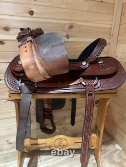 17 Dakota Saddlery Western Trail Saddle Model 350L