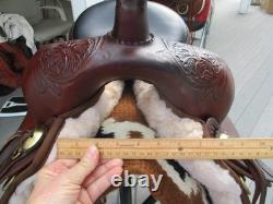 17'' High Horse Circle Y Park & Trail Sqh Bars Western Saddle Leather & Cordura