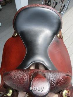 17'' High Horse Circle Y Park & Trail Sqh Bars Western Saddle Leather & Cordura