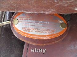 17'' High Horse Circle Y Park & Trail Sqh Bars Western Saddle Leather & Cordura