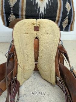 17 Inch Used McCall Saddlery Northwest Wade Western Saddle 1027-10851