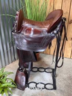 17 RAIN TREE TACK Peruvian PASO Horse Saddle w Corona Lima, Peru