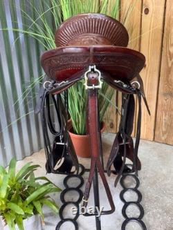 17 RAIN TREE TACK Peruvian PASO Horse Saddle w Corona Lima, Peru