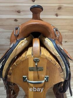 17 Rocking R Saddlery Western Work Training Saddle Model 1300