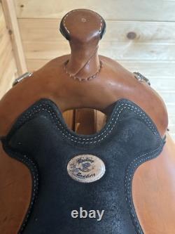 17 Rocking R Saddlery Western Work Training Saddle Model 1300