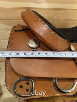17 Rocking R Saddlery Western Work Training Saddle Model 1300