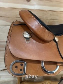 17 Rocking R Saddlery Western Work Training Saddle Model 1300