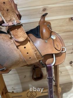 17 Rocking R Saddlery Western Work Training Saddle Model 1300