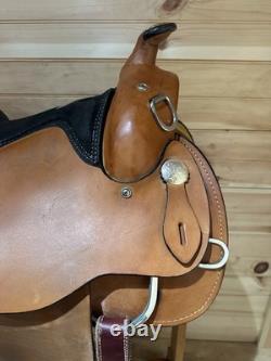 17 Rocking R Saddlery Western Work Training Saddle Model 1300