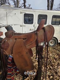 17 Sheridan Strip DWN Wade Roping Saddle