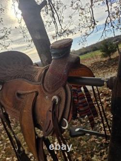 17 Sheridan Strip DWN Wade Roping Saddle