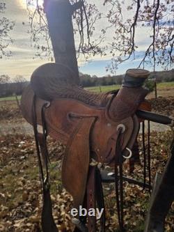 17 Sheridan Strip DWN Wade Roping Saddle