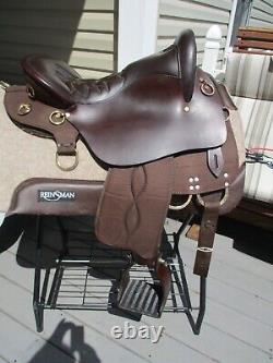 17'' TREKKER NEUTRON KING SERIES #8520 Endurance Western trail saddle SQH FLEX