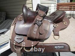 17'' TREKKER NEUTRON KING SERIES #8520 Endurance Western trail saddle SQH FLEX