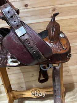 17 Tex Tan Hereford Tex-Flex Western Show Saddle Model 08-TF403-P7