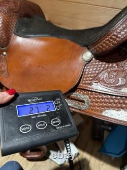 17 Tex Tan Hereford Tex-Flex Western Show Saddle Model 08-TF403-P7