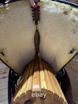 17 Tex Tan Hereford Tex-Flex Western Show Saddle Model 08-TF403-P7