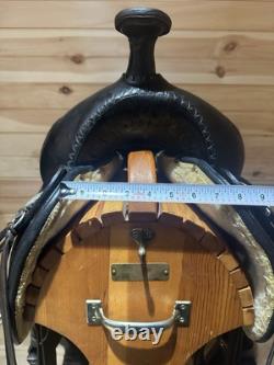 17 Tex Tan Hereford Tex-Flex Western Trail Saddle Model 08TF402B7