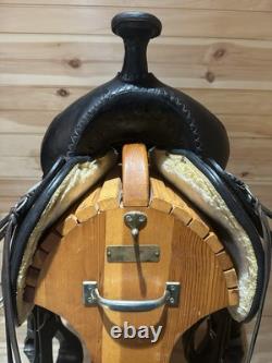 17 Tex Tan Hereford Tex-Flex Western Trail Saddle Model 08TF402B7
