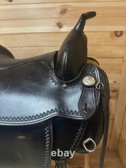 17 Tex Tan Hereford Tex-Flex Western Trail Saddle Model 08TF402B7