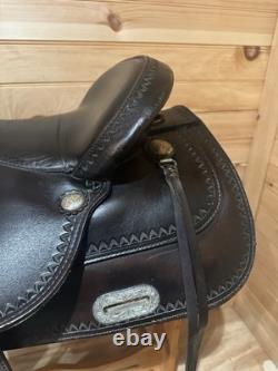 17 Tex Tan Hereford Tex-Flex Western Trail Saddle Model 08TF402B7