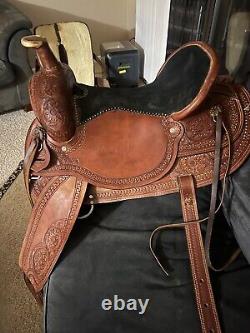 17 inch Silver royal western saddle used