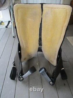 17'' twotone high cantle abetta Western trail saddle regular QH BARS