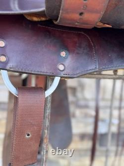 18, 17.5 Reinsman- Trail Western Pleasure Saddle, Clean