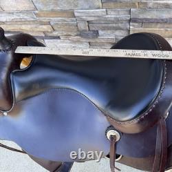 18, 17.5 Reinsman- Trail Western Pleasure Saddle, Clean