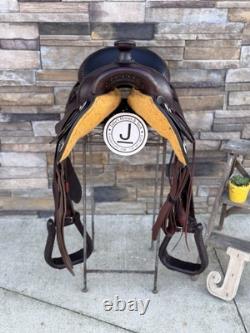 18, 17.5 Reinsman- Trail Western Pleasure Saddle, Clean